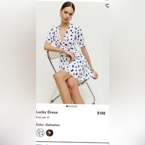Reformation lucky dress brand new - XS